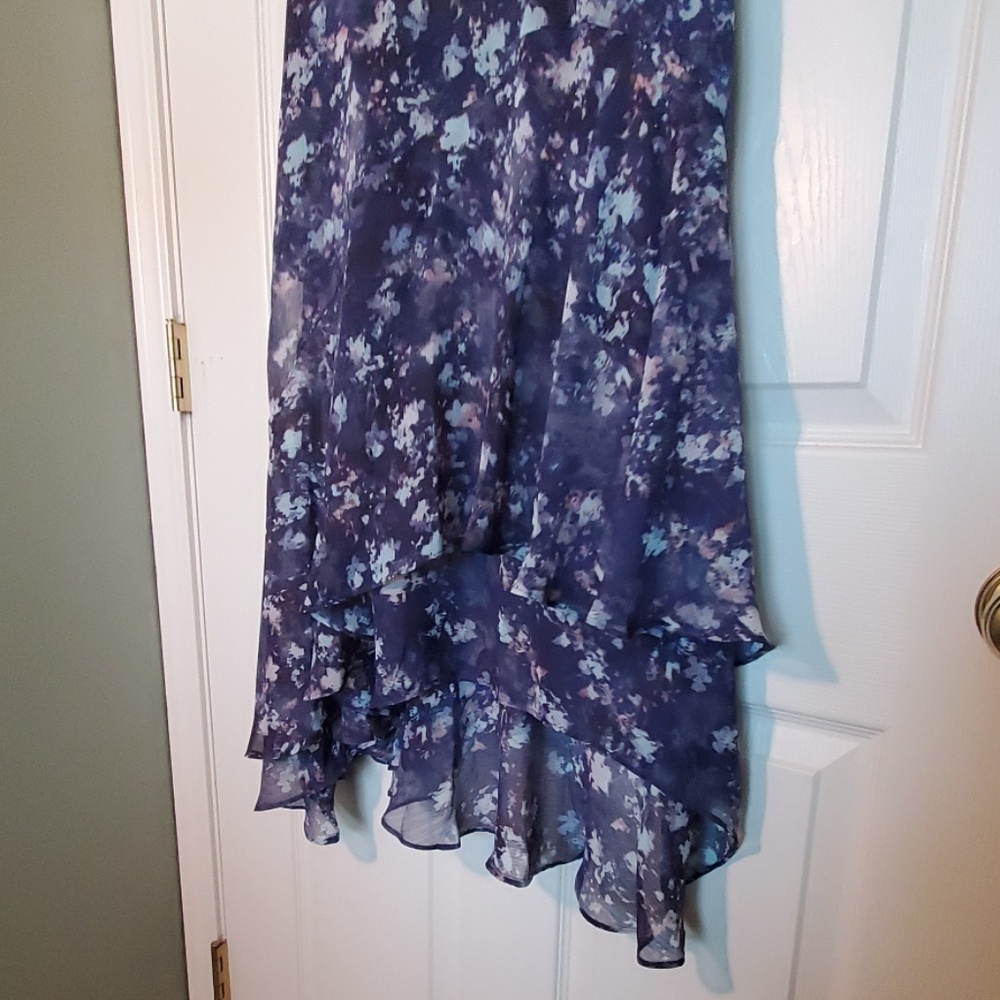 NWT Simply Vera Vera Wang Ruffled Shirt Dress - Picture 5 of 8
